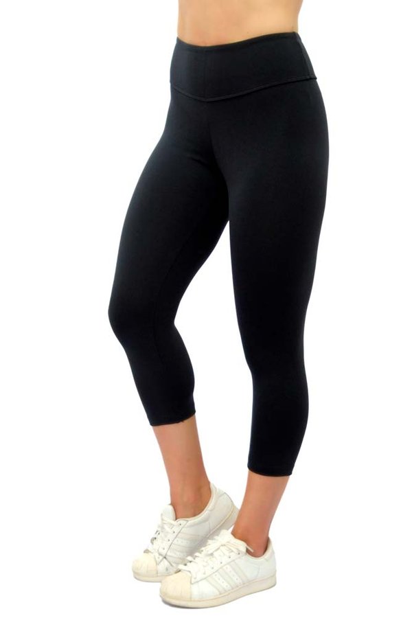 Legging CalÃ§a CorsÃ¡rio Preta Calça Corsário Supplex Cós
