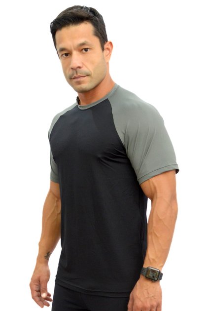 Camiseta Raglan New Trip Steel Drop Fit
