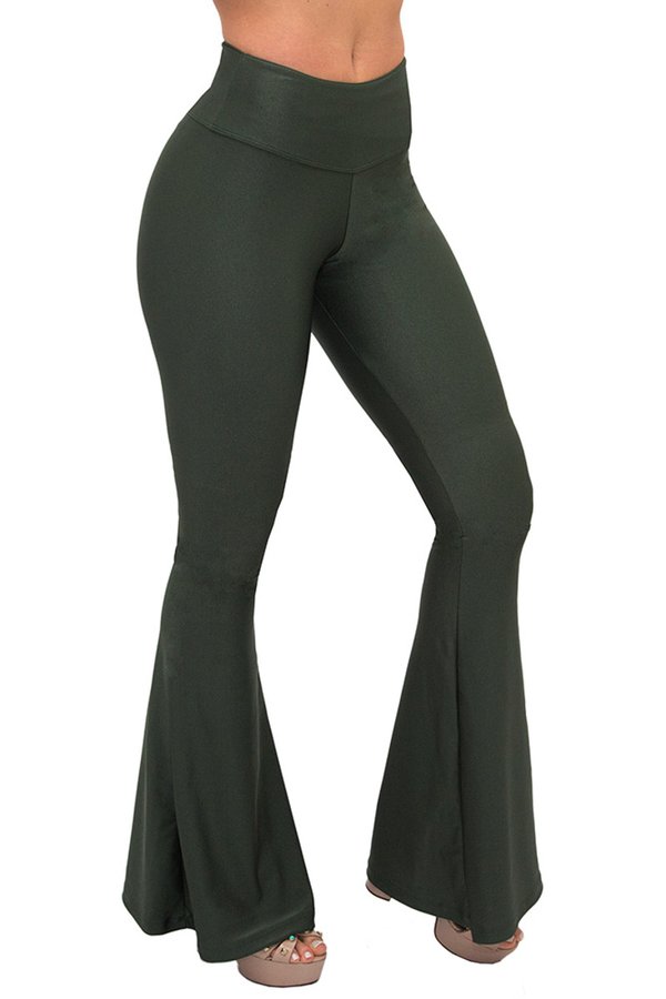 Tipos De CalÃ§a Flare Calça Flare Maxi Lycra Top Model