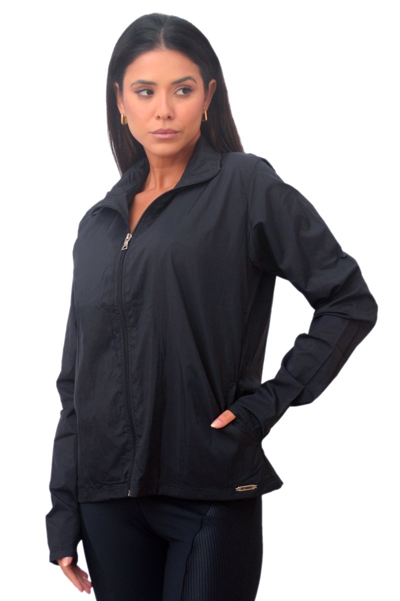 Jaqueta Corta Vento Zen Preto Top Model