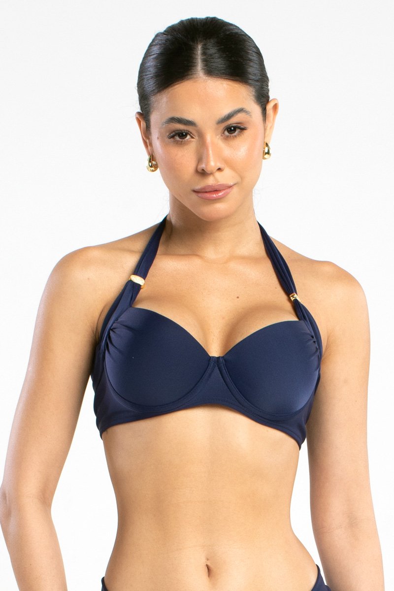 10724103 top de biquini meia taca sustentacao azul marinho la playa f 10