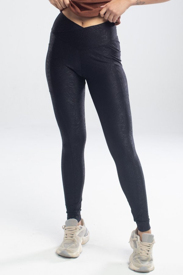 Legging Texturizada CalÃ§a Leg Preta Calça Legging Preta Com